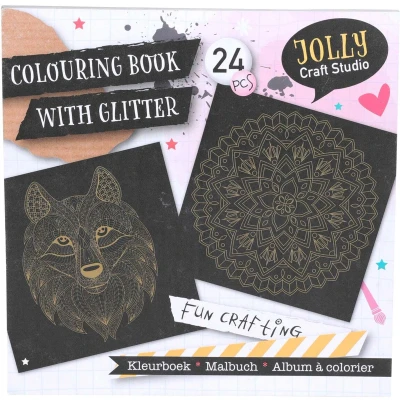 Afbeelding van Kleurboek met Glitter
