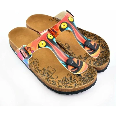 Afbeelding van GOBY Monkey Slippers Sandalen Hoge kwaliteit Handmade Maat 41