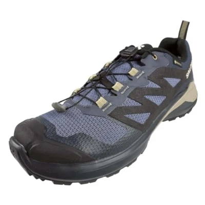 Afbeelding van SALOMON X adventure Gore tex Grisai Trailschoenen voor heren, Grijs zwart leisteen groen