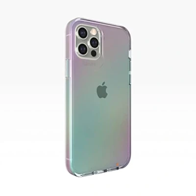 Afbeelding van Gear4 Crystal Palace D3O hoesje voor iPhone 12 en Pro transparant holografisch