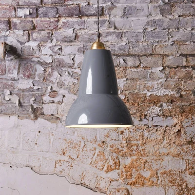 Afbeelding van Anglepoise Original 1227 Brass Midi hanglamp grijs
