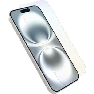 Afbeelding van Otterbox premium pro glas blauw licht guard schermbeschermer voor iPhone 16, gehard glas, superieure anti kras bescherming, valbestendig tot 1,8 m, levering zonder verpakking