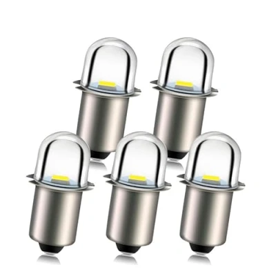Afbeelding van Ruiandsion Upgrade P13.5S led zaklamplampen, basisstopcontact, witte ledlampen, vervanging 3 V, voor zaklamp, zonder polariteit (5 stuks)