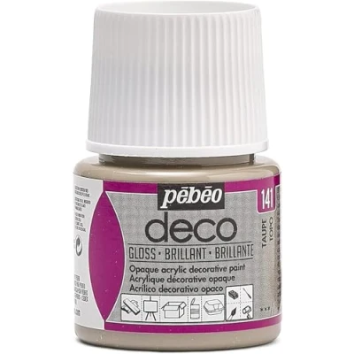 Image de Pébéo Deco Peinture 45 ml Brillant Taupe 092141