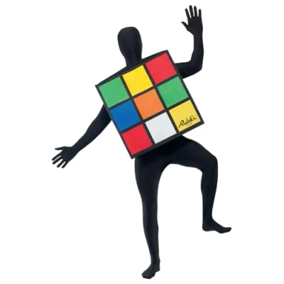 Afbeelding van Puzzelkubus kostuum voor mannen Verkleedkleding One size