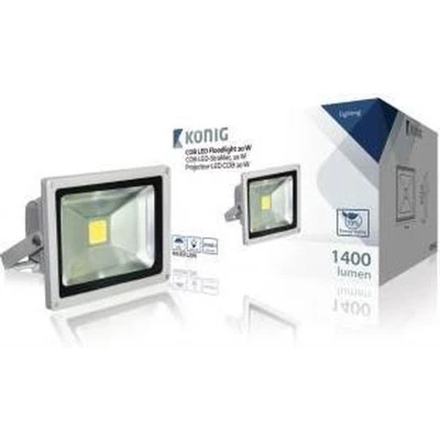 Afbeelding van K&Ouml;Nig Knledfl20W Led Bouwlamp 20W 1400Lm Klasse Ii