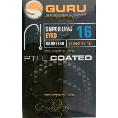 Afbeelding van Guru Super LWG Barbless Eyed (10 pcs) Maat : 16