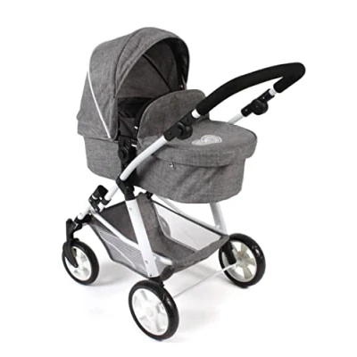 Afbeelding van Bayer Chic 2000 Combi poppenwagen Nele Grey Jeans