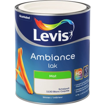 Afbeelding van Levis Ambiance lak mat 0,75l schelpwit