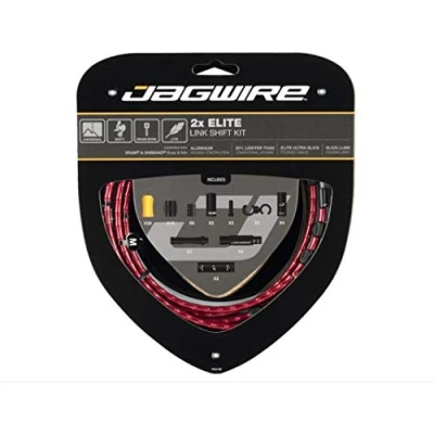 Afbeelding van Jagwire 2X Elite Link Schakelkabel Set, rood