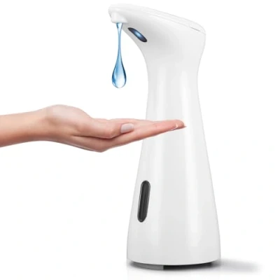 Afbeelding van Zaxiva Automatische zeepdispenser, 200 ml, vloeibare zeepdispenser met infraroodsensor, IPX6 waterdicht, contactloos, geschikt voor keuken, badkamer