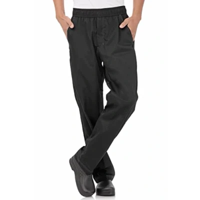 Afbeelding van Chef Works Cool Vent uniseks baggy koksbroek zwart M