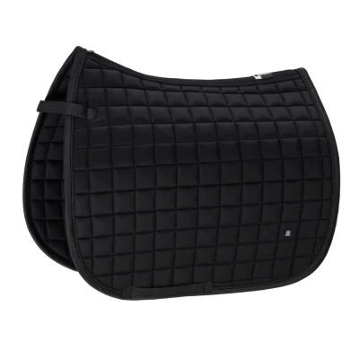 Image de Eskadron Tapis de Selle Cotton Dressage Noir Poney