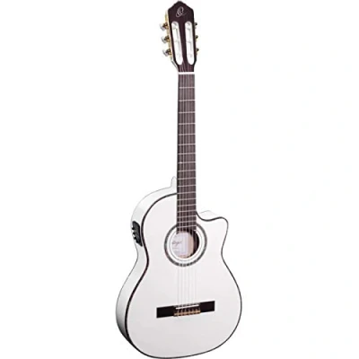Afbeelding van Ortega RCE 145 WH wit, incl. Gigbag 4/4 Klassieke gitaar