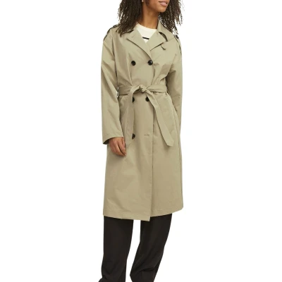 Afbeelding van JJXX Sophi Trenchcoat, Dames, Maat: Small, Brown