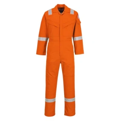 Afbeelding van Portwest Antistatische overall, vuurvast, superlicht, 210 g. Broeklengte: groot, oranje, maat XXL FR21ORTXXL