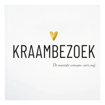 Afbeelding van Kraambezoekboek De mooiste wensen voor mij