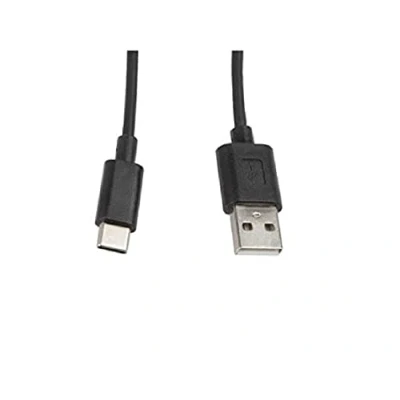 Afbeelding van lanberg CA de usbo 10cc 0010 BK USB 2.0 A stekker naar type C stekker, 1 m, zwart