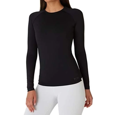 Afbeelding van SuperThermal Compressietop met Lange Mouwen voor Dames Zwart