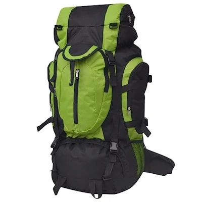 Image de vidaXL Sac à dos de randonnée XXL 75 L Noir et bleu91105