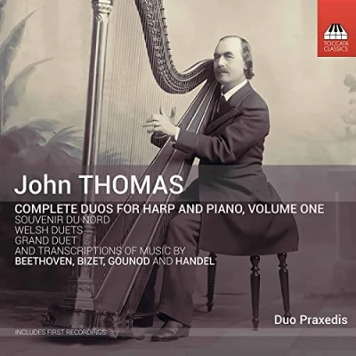 Afbeelding van Duo Praxedis John Thomas: Complete Duos For Harp And Piano, Volume 1 (CD)
