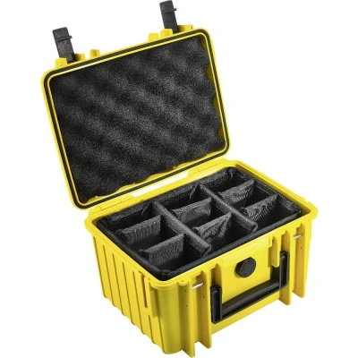 Afbeelding van B&amp;W International Type 2000 Outdoor Case incl. vakindeling geel