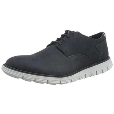 Afbeelding van Clarks Trackflex Path Sneakers voor heren, Navy Blue Nubuck