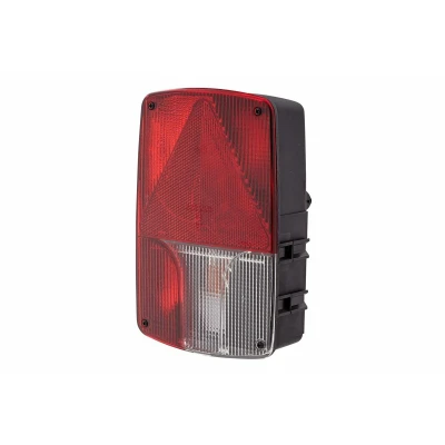 Afbeelding van HELLA 2VA 998 233 271 Achterlicht Links Wit / Rood Zwart Met gloeilampen, stekker, voor aanhangwagen