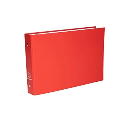 Image de Classeur Pour Fiches Bristol 16,5 X 24 Cm 2 Anneaux Exacompta