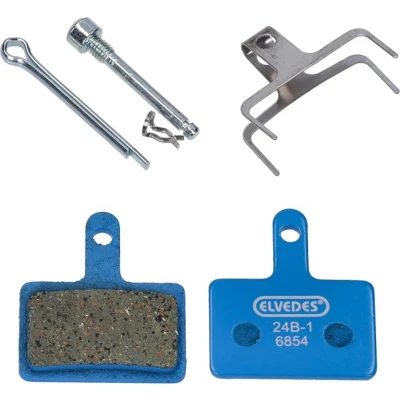 Afbeelding van Schijfremblokset Elvedes metalic carbon Shimano diversen Tektro Draco Orion Aquila RST...