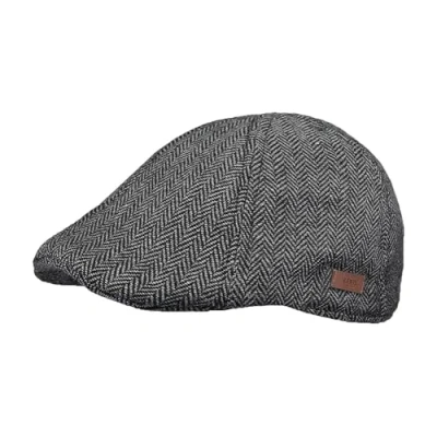 Afbeelding van Barts heren Mr. Mitchell flapcap in wolblend de kleur Zwart, maat: L