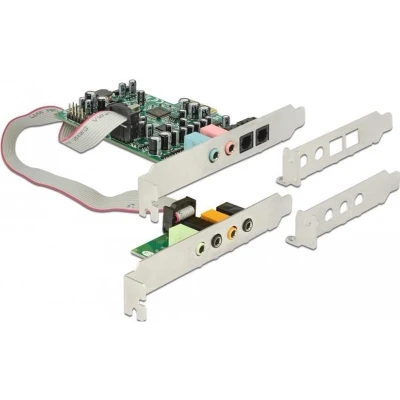 Afbeelding van Delock PCI Express geluidskaart 7.1 (PCI 1.1), Geluidskaart, Groen