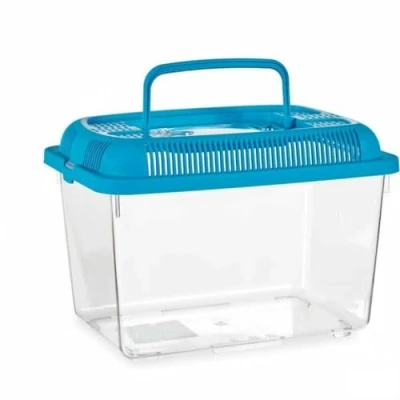 Afbeelding van Vissenkom Met handvat Medium Blauw Plastic 3 L 17 x 16 24 cm (12 Stuks)