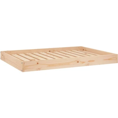 Afbeelding van vidaXL Hondenmand 101,5x74x9 cm massief grenenhout