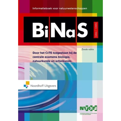 Afbeelding van Binas 6e havo/vwo informatieboek
