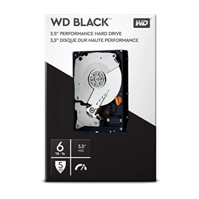 Afbeelding van WD Zwarte detailhandel (6 TB, 3.5&quot;, CMR), Harde schijf