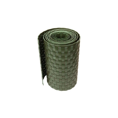 Afbeelding van Wovar Vlechtband Rotan Look Groen 255 x 19 cm Per Stuk