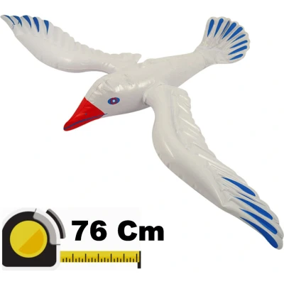 Afbeelding van Opblaasbare meeuw vogel 67 cm Zeevogels maritieme decoraties