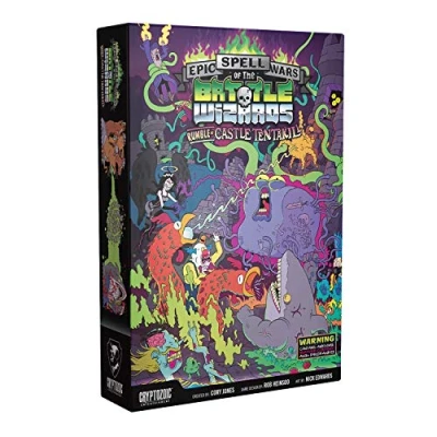 Afbeelding van Cryptozoic Epic Spell Wars of The Battle Wizards 2: Rumble At Castle Tentakill 2e game in de serie Creëer epische explosieve spreuken Kaartspel Vanaf 15 jaar Voor 2 tot 6 spelers