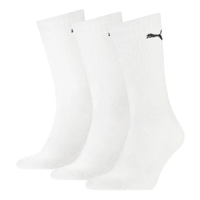 Afbeelding van PUMA Short Crew Socks Unisex (3 Pack), Wit, Maat 43 46