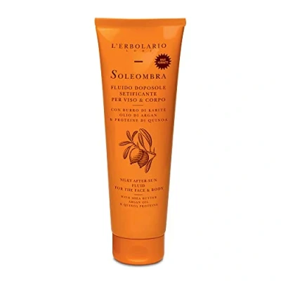 Afbeelding van L&#039;Erbolario, Soleombra After Sun Fluid met sheaboter, arganolie en quinoa eiwit, 300 ml