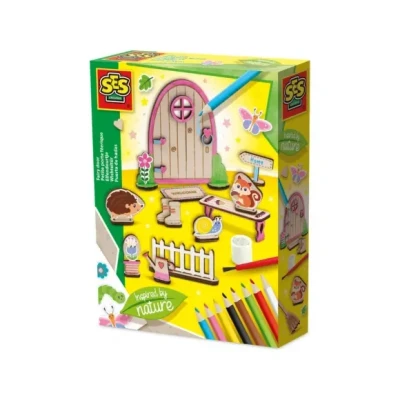 Afbeelding van SES Creative 14038 Deur van Feeën Geïnspireerd door de Natuur Creatieve Knutselset voor Kinderen vanaf 5 Jaar Inclusief alles wat nodig is creatief spel Perfect magie liefhebbers