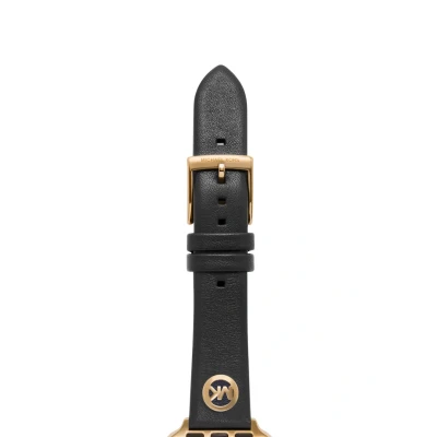 Afbeelding van Michael Kors Apple Straps Horloge accessoires, Dames, Maat: One Size, Black