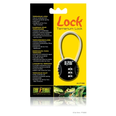 Afbeelding van Exo Terra Cijferslot Metaal Lock Accessoires Zwart per stuk