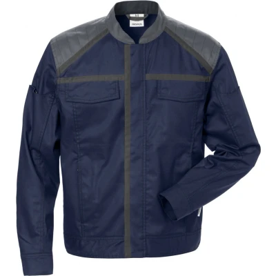 Afbeelding van Fristads Jack 4555 Stfp Marineblauw/Grijs XS
