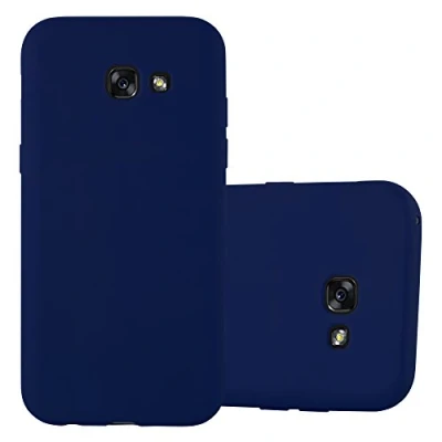 Afbeelding van Cadorabo Hoesje geschikt voor Samsung Galaxy A5 2017 in CANDY DONKER BLAUW Beschermhoes gemaakt van flexibel TPU silicone Case Cover