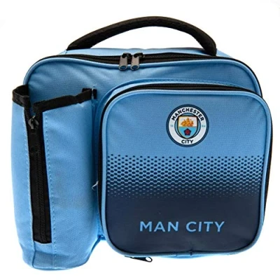 Afbeelding van Manchester City FC Lunchtas met rookeffect, Blauw