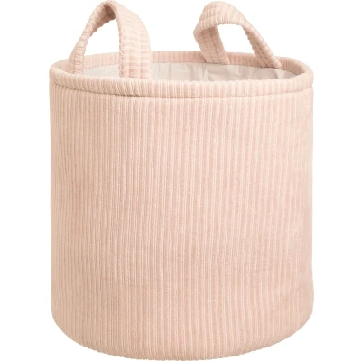 Afbeelding van Baby&#039;s Only Opbergmand kinderkamer &amp; babykamer Speelgoedmand Wasmand Sense Peach Ø38 cm