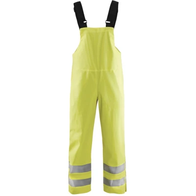 Afbeelding van Blaklader Bretelregenbroek High Vis LEVEL 3 1386 2005 Geel M