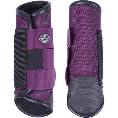 Afbeelding van QHP QCross Kevlar A eventing beschermers paars maat:xl